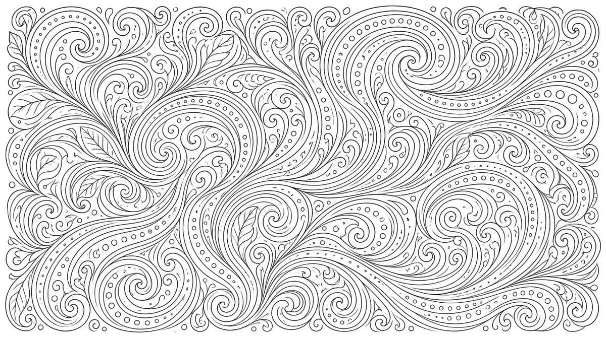 Organic Line Tapestry colored inspiration art